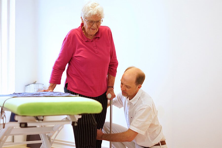 Physiotherapie Mit Patientin